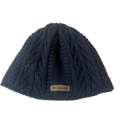 Columbia Cable Knit Beanie Women One Size Soft Lined Thermal - Image 1 of 4