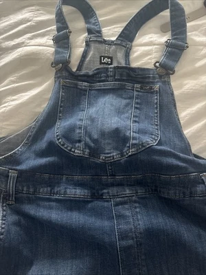 Culotte con tirantes Lee vintage para mujer talla 1X lavado oscuro Foto 1 de 4