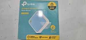NEW TP-Link TL-WR802N Wireless-N300 Nano Router 300mbps Wireless Travel Ready - Picture 1 of 3