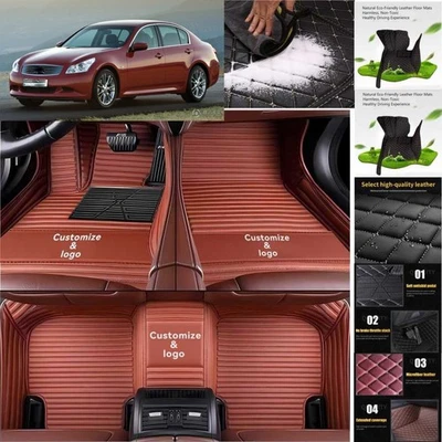 For Infiniti G Convertible(G37) Car Floor Mats Cargo Liners Carpets Custom Foto 1 de 4