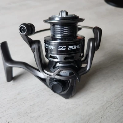 Lews SS 20HS Spinning Fishing Reel 6.2:1 Gear Ratio 10 Bearing System, NEW - Image 1 of 4