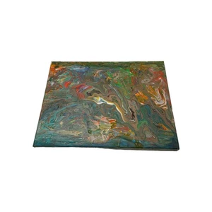 Pintura Acrílica Original - Abstracto Tamaño Mediano 14" X 11" Artista Michael Wise - Imagen 1 de 14
