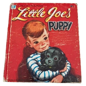 Vtg 1957 Whitman Tell-A-Tale Book LITTLE JOE'S PUPPY Dorothy Haas Illust 2660 - Picture 1 of 8