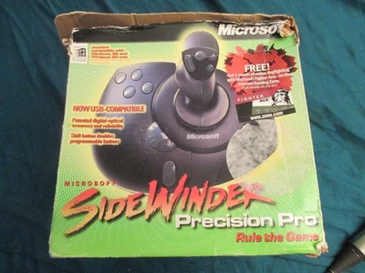Vintage Microsoft SIDEWINDER PRECISION PRO Joystick (PC) Controller ~ SEALED - Image 1 of 2