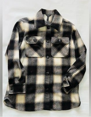 Chaqueta frontal con botones a cuadros - AQUA Bloomingdale’s  Foto 1 de 4