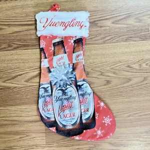 Vintage Yuengling Light Lager Bier Weihnachtsstrumpf USA 19" doppelseitig - Bild 1 von 7