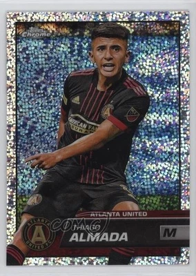 2023 Topps Chrome MLS Speckle Refractor Thiago Almada #185 - Image 1 of 2