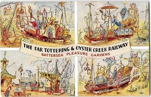 Far Tottering & Oyster Creek Eisenbahn Fantasy Züge Battersea Park Rowland Emet - Bild 1 von 2