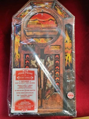 JOHN PRINE - THE OH BOY SINGLES 7" VINYL JUKEBOX BOX SET MIT BELEUCHTUNG  !! - Bild 1 von 4