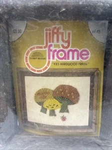 Vintage 1974 Jiffy Hardwood Frame 4" x 5" F45 Sunset Designs Sealed - Picture 1 of 3