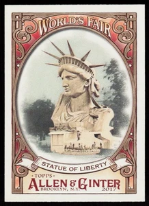2017 Topps Allen & Ginter Statue of Liberty #WF-17 CARD World’s Fair - Picture 1 of 2