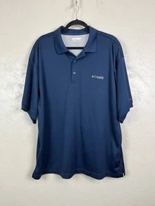 Columbia PFG  Blue Vented Short Sleeve Omni Shield Fishing Polo. Mens XL - Picture 1 of 14