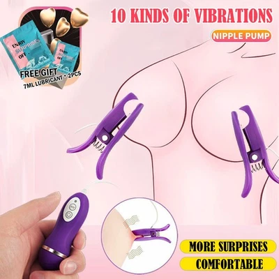 Juguetes para pezones abrazaderas vibratorias para pezones clip con bala vibrador juguetes sexuales para mujeres Foto 1 de 4