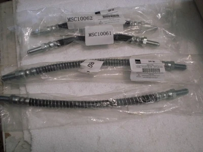 TRIUMPH TR6, TR250, TR4-A JUEGO DE 4 MANGUERAS DE FRENO 1965-1976 HECHO REINO UNIDO Foto 1 de 2