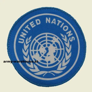 österr. BH Abzeichen UN Aufnäher ÖBH badge, Bundesheer, United Nations "DRUCK" - Picture 1 of 1