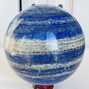 Natural Lapis lazuli Sphere Quartz Crystal Ball Reiki Healing 2720G - Picture 1 of 12