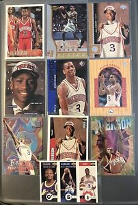 Allen Iverson 10 Card Basketball Rookie Lot 1996-97 UD / Topps / Metal /+ More!