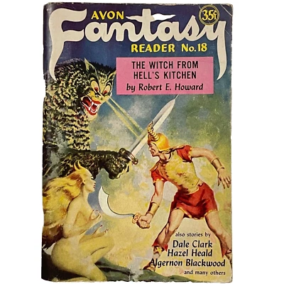 AVON FANTASY READER #18 ROBERT E HOWARD The Witch From Hell's Kitchen LOVECRAFT - Image 1 of 4