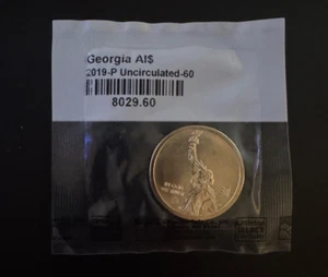 2019-P TRUSTEES GARDEN GEORGIA DOLLARO NON CIRCOLATO - SPEDIZIONE GRATUITA - Foto 1 di 2