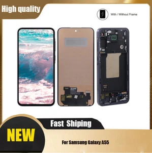 LCD Display Digitizer For Samsung Galaxy A55 Touch Screen Frame Replacement AAU - Bild 1 von 18