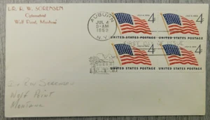 First Day Of Issue July 4 1959 Auburn NY Flag USA Vintage Stamp Envelope Cover - Picture 1 of 4