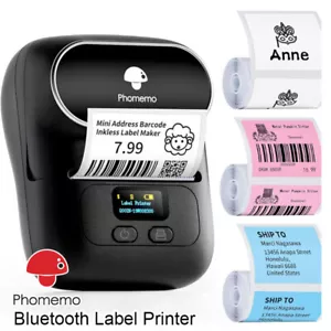 Phomemo M110 Etichettatrice Bluetooth Portatile Wireless Stampante Termica LOTTO - Foto 1 di 22