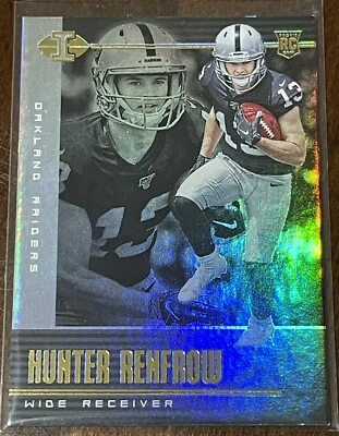 💥2019 Panini Illusions Hunter Renfrow RC (Raiders) #50 💥 - Image 1 of 3
