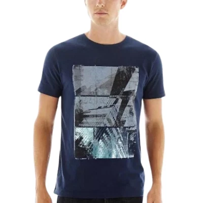 Camiseta gráfica JF J. Ferrar lámina azul nueva talla L precio de venta sugerido por el fabricante 28,00 USD Foto 1 de 2