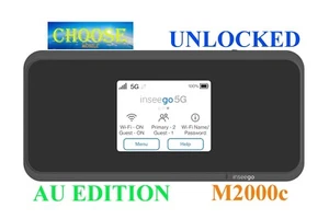 AU Edition | Inseego M2000c 5G MiFi Modem Router Mobile Hotspot All Networks - Picture 1 of 6