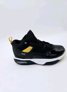 JORDAN STAY LOYAL 3 GS Black/Yellow Ochre-White Kids Shoes  FB9922 071.   #61    - Picture 1 of 11