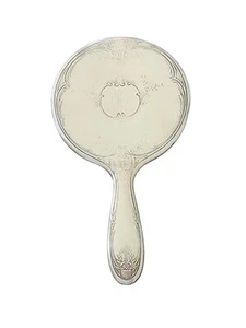Tiffany & Co Vintage Embossed Hand Mirror Sterling Silver  - Picture 1 of 5