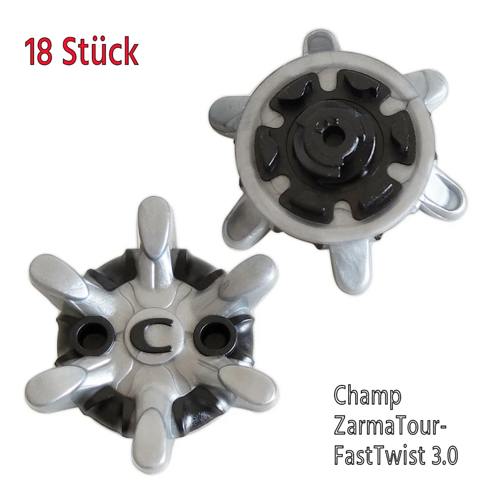 18St. Champ Spikes ZarmaTour FastTwist - Golfschuhe Tour Lock Slim Lock Tri-LOK