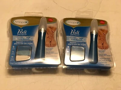 Sistema Electrónico de Cuidado de Uñas Amope Pedi Perfect-Archivo, Puff & Shine Uñas, Paquete de 2 Foto 1 de 4