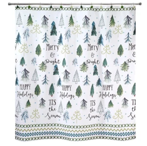 Christmas Trees Collection Shower Curtain - Picture 1 of 1