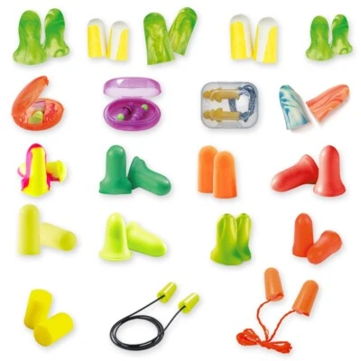 3KAMIDO Große TESTBOX Ohrstöpsel (21 Paar) MOLDEX, Honeywell, 3M, uvex