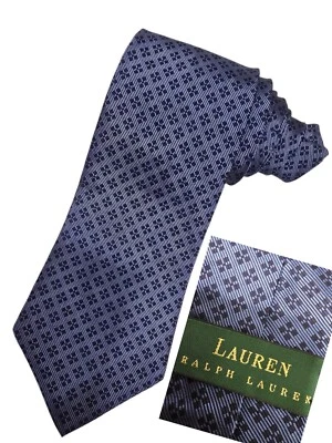  LAUREN RALPH LAUREN НОВОЕ ПОСТУПЛЕНИЕ СОВРЕМЕННЫЙ ПЕРВОКЛАССНЫЙ ШЕЛК/ХЛОПОК ГАЛСТУК, НОВЫЙ С ЯРЛЫКАМИ $89 - Изображение 1 из 4