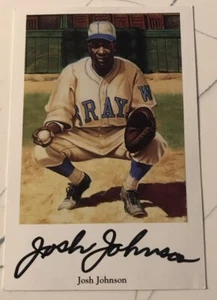 Josh Johnson SIGNED Negro League Ron Lewis Postcard Autographed 2776/10,000 - Picture 1 of 1