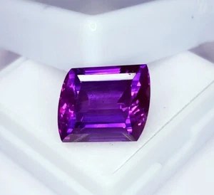 Natural Purple Sapphire 10.42 Ct Loose Certified Gemstone Fancy Cut Sapphire Gem - Picture 1 of 10