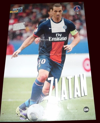 ZLATAN IBRAHIMOVIC -  PARIS SAINT GERMAIN - Tiki Tiki Poster 2014 Cover