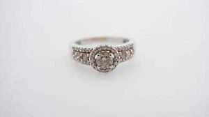 14K Weißgold Diamant Verlobungsring #25796B - Bild 1 von 8