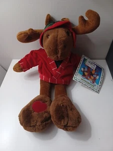 Peluche Musical De Colección 16" Alce de Navidad THE VILLANCICOS 16 Canciones 1991 Con Cancionero - Imagen 1 de 13