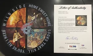Motley Crue Signed Vinyl Picture Disk LP PSA COA Tommy Lee, Sixx, Vince Neil - Picture 1 of 6