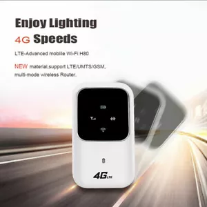 100Mbps Wireless 4G LTE Mobile Portable WiFi Router Modem Hotspot 2100mAh USA - Picture 1 of 10