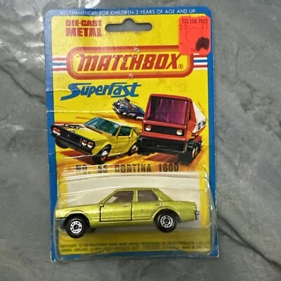 Matchbox Superfast Ford Cortina 1600 - No. 55 - Blister vintage 1976 Foto 1 de 4