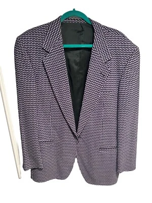 Chaqueta Abrigo Deportivo Versace V2 Blazer 50 De Colección Negra Para Hombre Rara Única Foto 1 de 4