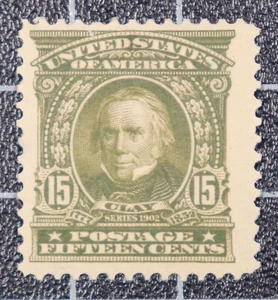 Scott 309 - 15 Cents Clay - OG MH - Nice Stamp - SCV - $185.00 - Picture 1 of 2