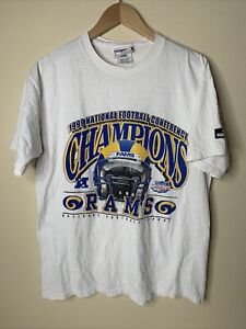 Vintage Conference Champions St Louis Rams Shirt Mens Sz M NFL Puma Art Tee