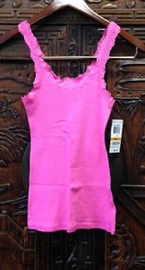 New Jenni By Jennifer Moore Women Lace Tank Top, Pink, X-Small - Picture 1 of 1