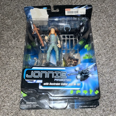 Battlefield Earth Jonnie Prisoner Action Figure w/ M-16, New 1999 Cover