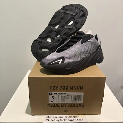 NUEVO Adidas Yeezy Boost 700 MNVN Geode Hombre Talla 5/5.5 GW9526 2022 Foto 1 de 4